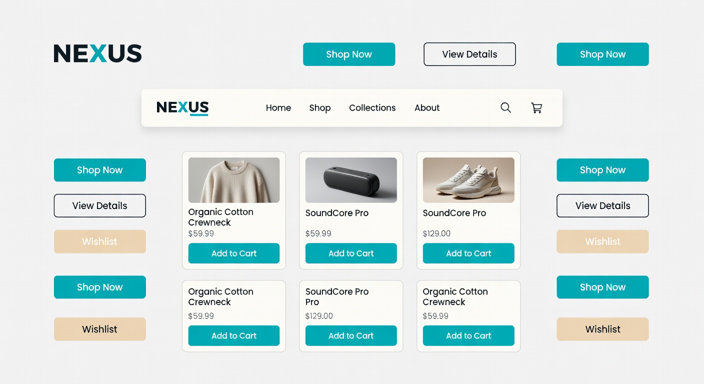 Brandsyst Studio — Website UI Elements